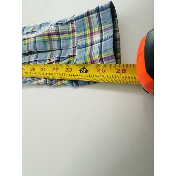 Ralph Lauren Classic Fit Button Down Shirt Men’s Medium Multi Color Plaid - Picture 6 of 9